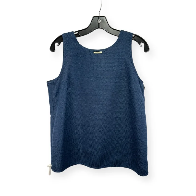 Navy Top Sleeveless J. Crew, Size 6