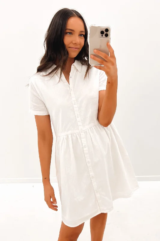 Elle Mini Dress White