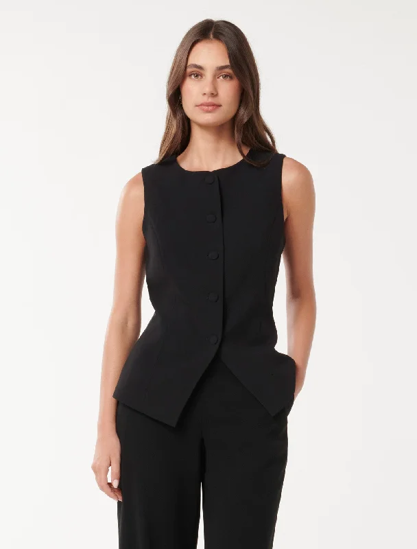 Toni High Neck Waistcoat